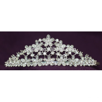 Discount Shiny Hair Accessories Crystal Bridal Crown Custom Wedding Tiara